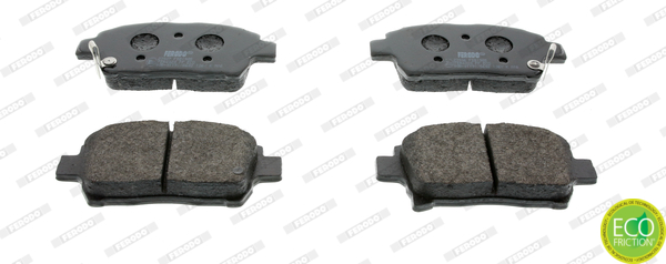 Brake Pad Set, disc brake (Front axle)  Art. FDB1985