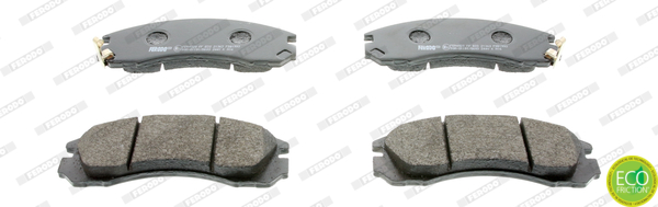 Brake Pad Set, disc brake (Front axle)  Art. FDB1993