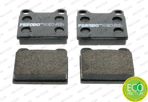 Brake Pad Set, disc brake (Rear axle)  Art. FDB2M