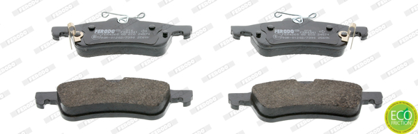 Brake Pad Set, disc brake (Rear axle)  Art. FDB4041