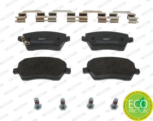 Brake Pad Set, disc brake (Front axle)  Art. FDB4069