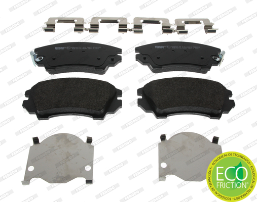 Brake Pad Set, disc brake (Front axle)  Art. FDB4208