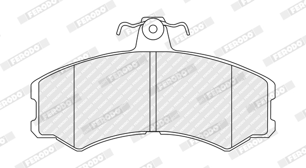 Brake Pad Set, disc brake (Front axle)  Art. FDB4225