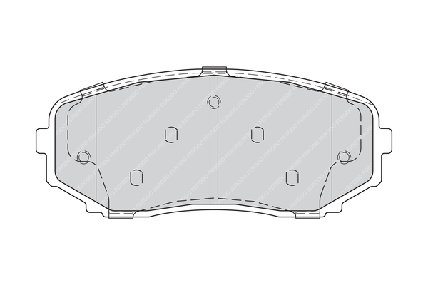 Brake Pad Set, disc brake (Front axle)  Art. FDB4365