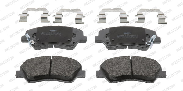 Brake Pad Set, disc brake (Front axle)  Art. FDB4623