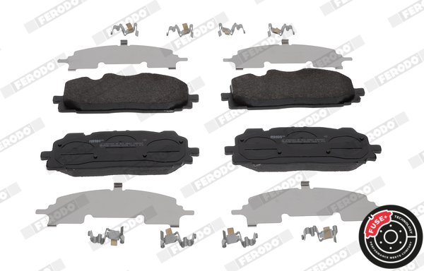 Brake Pad Set, disc brake (Front axle)  Art. FDB4967