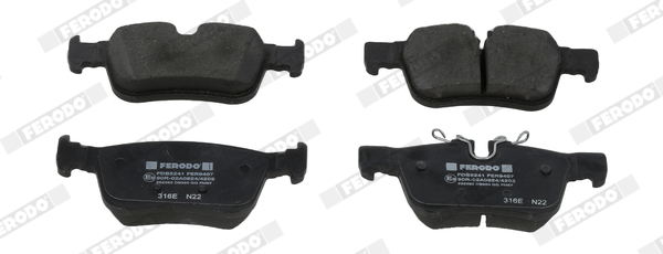 Brake Pad Set, disc brake  Art. FDB5241