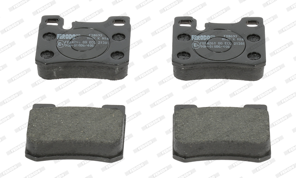 Brake Pad Set, disc brake (Rear axle)  Art. FDB693