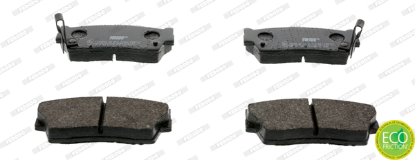 Brake Pad Set, disc brake (Front axle)  Art. FDB712