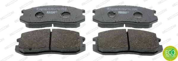 Brake Pad Set, disc brake (Front axle)  Art. FDB759