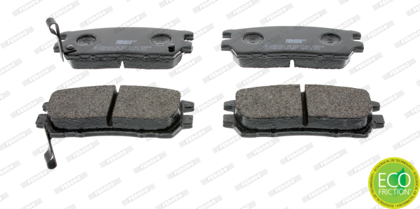 Brake Pad Set, disc brake (Rear axle)  Art. FDB804