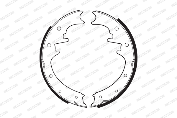 Brake Shoe Set (Rear axle)  Art. FSB524