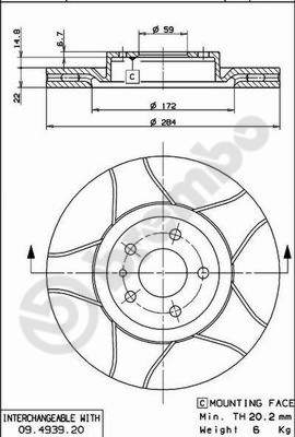 Brake Disc (Front axle)  Art. 09493976