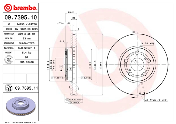 Brake Disc (Front axle)  Art. 09739511