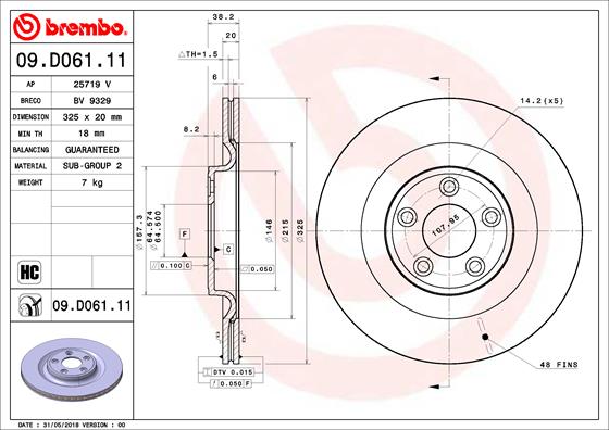 Brake Disc (Rear axle)  Art. 09D06111