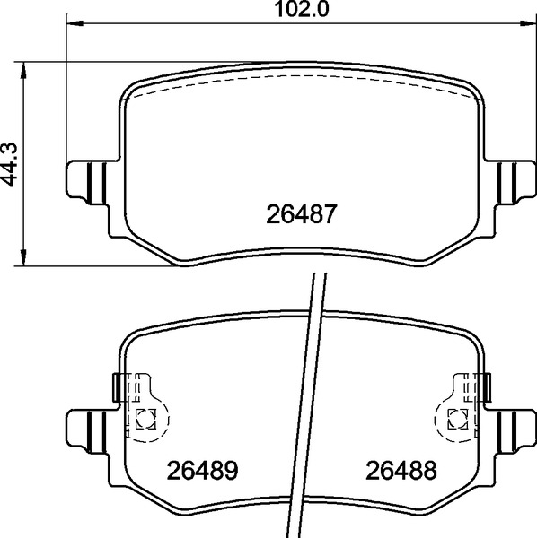 Brake Pad Set, disc brake  Art. P30139