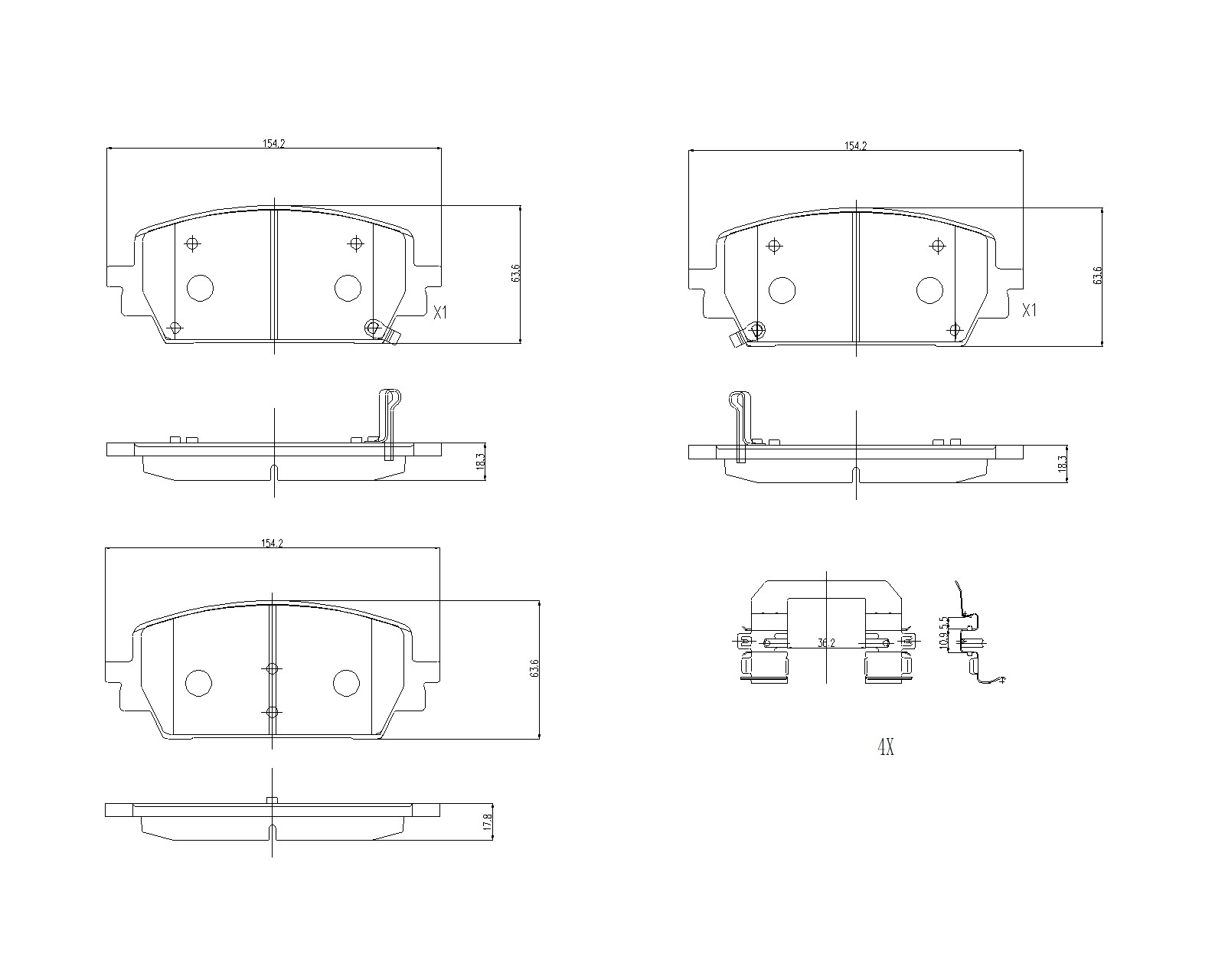 Brake Pad Set, disc brake  Art. P30151