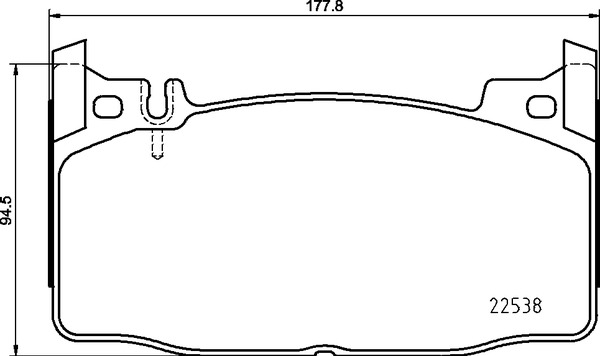 Brake Pad Set, disc brake  Art. P50143