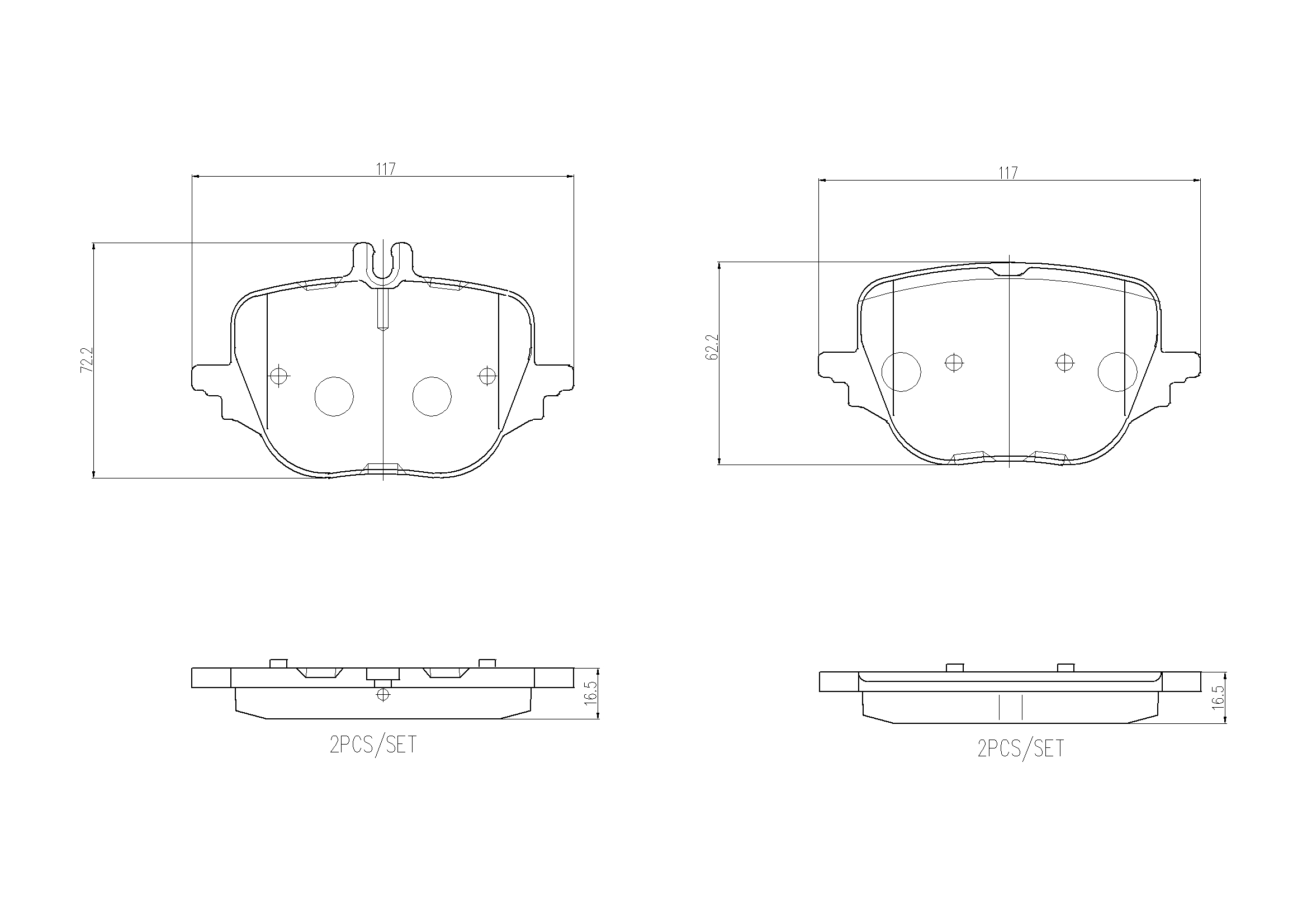 Brake Pad Set, disc brake  Art. P50169