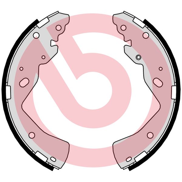 Brake Shoe Set (Rear axle)  Art. S49527