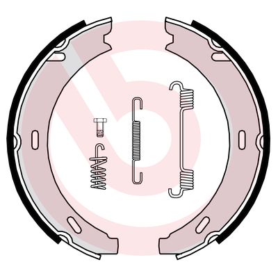 Brake Shoe Set, parking brake  Art. S50502