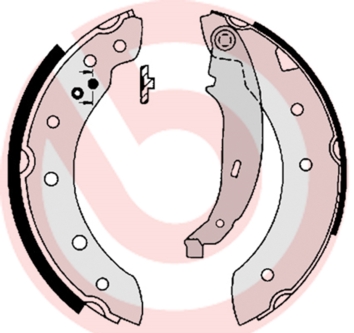 Brake Shoe Set (Rear axle)  Art. S61520