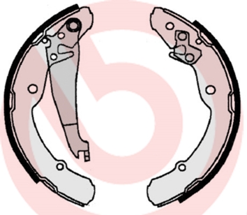 Brake Shoe Set (Rear axle)  Art. S85516