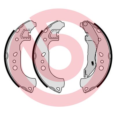 Brake Shoe Set (Rear axle)  Art. S85543