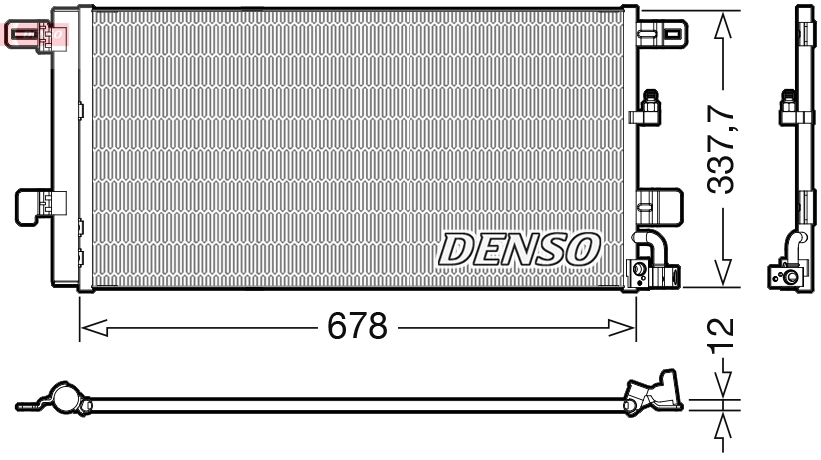 Condenser, air conditioning  Art. DCN02001