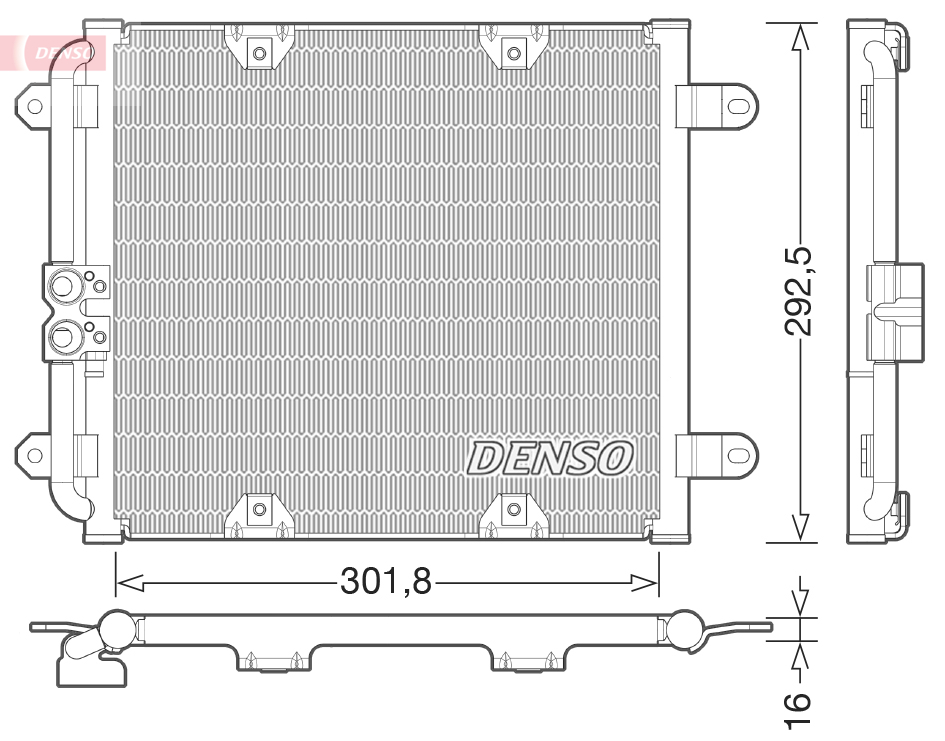 Condenser, air conditioning  Art. DCN02028