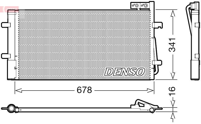 Condenser, air conditioning  Art. DCN02035