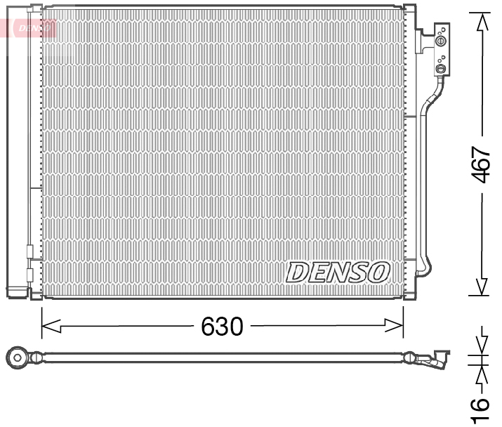 Condenser, air conditioning  Art. DCN05031