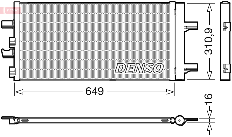 Condenser, air conditioning  Art. DCN05104