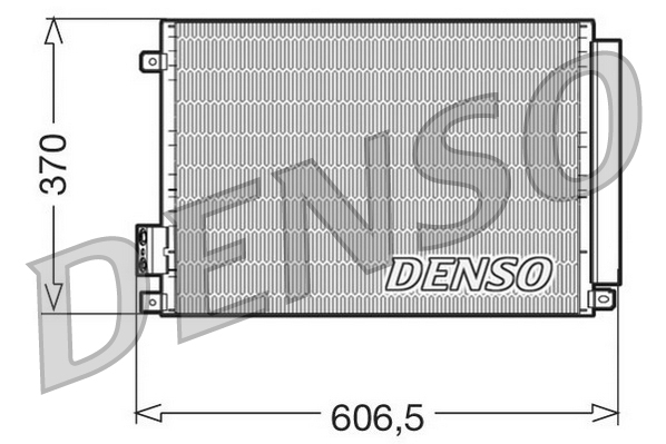 Condenser, air conditioning  Art. DCN09045