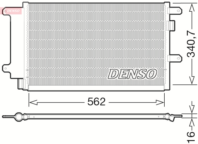 Condenser, air conditioning  Art. DCN12003