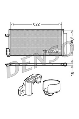 Condenser, air conditioning  Art. DCN13110