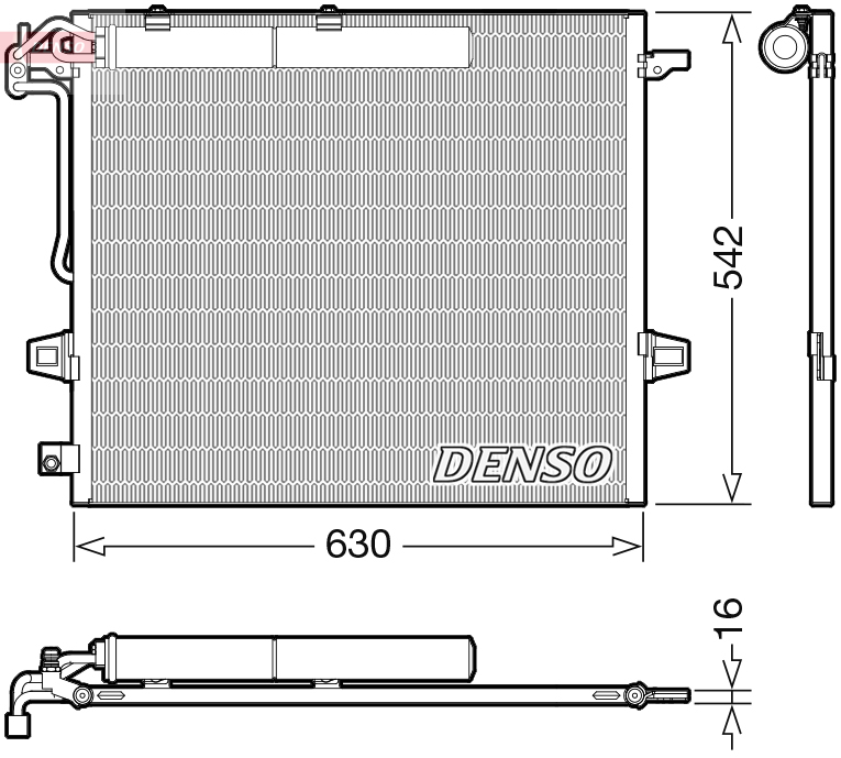 Condenser, air conditioning  Art. DCN17057