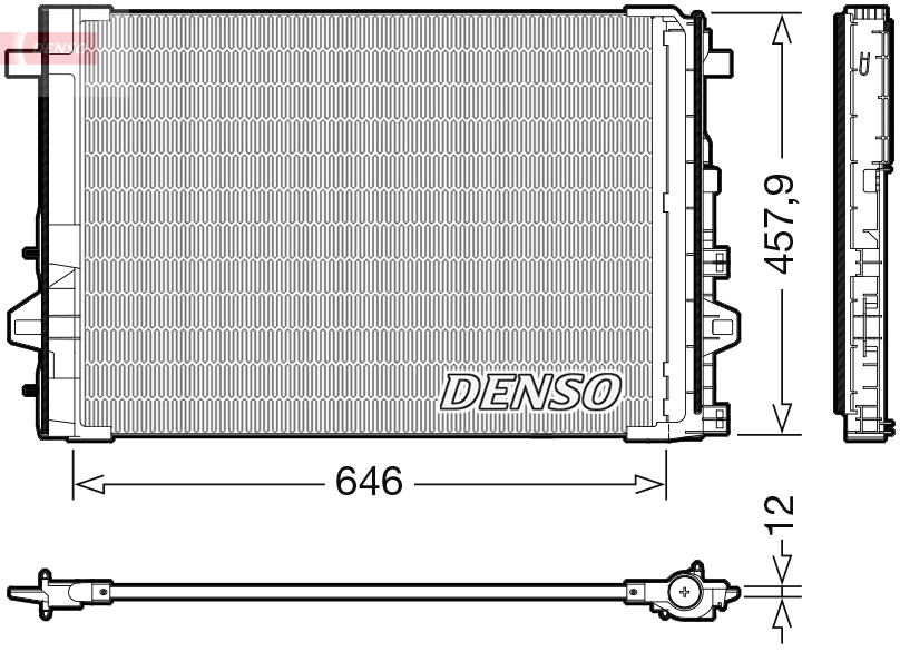 Condenser, air conditioning  Art. DCN17059