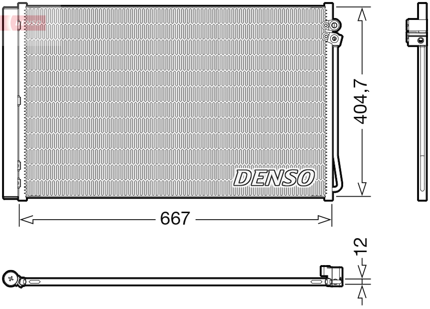 Condenser, air conditioning  Art. DCN17062