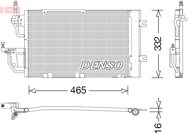 Condenser, air conditioning  Art. DCN20037