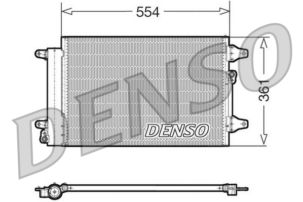 Condenser, air conditioning  Art. DCN32015