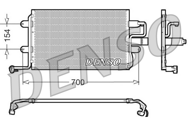 Condenser, air conditioning  Art. DCN32017