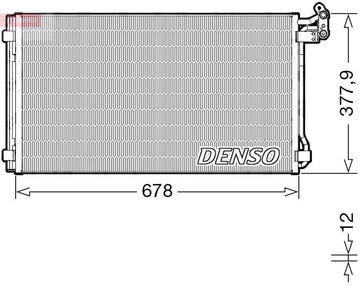 Condenser, air conditioning  Art. DCN32068