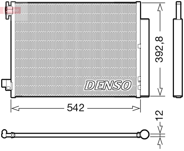 Condenser, air conditioning  Art. DCN37004