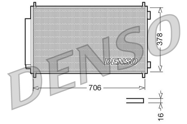 Condenser, air conditioning  Art. DCN40002