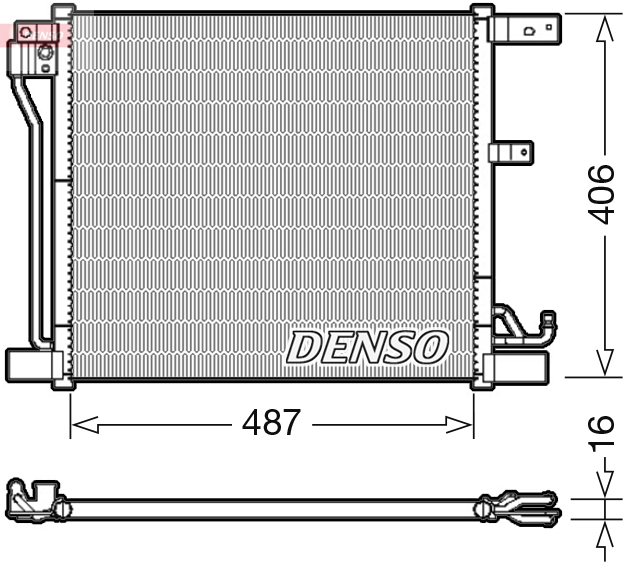 Condenser, air conditioning  Art. DCN46018