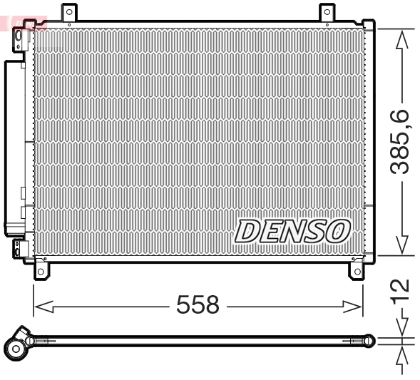 Condenser, air conditioning  Art. DCN47012