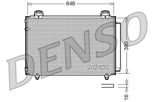 Condenser, air conditioning  Art. DCN50024