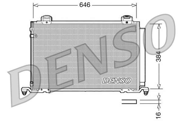 Condenser, air conditioning  Art. DCN50026