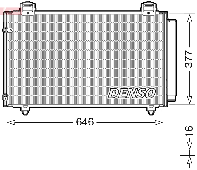 Condenser, air conditioning  Art. DCN50043